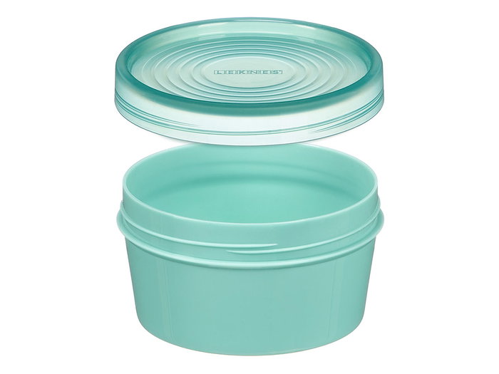LEKNES Lot de 24 boîtes de conservation rondes de 450 ml LEKNES Lot de 24 boîtes de conservation rondes de 450 ml