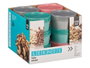 LEKNES Lot de 24 boîtes de conservation rondes de 450 ml