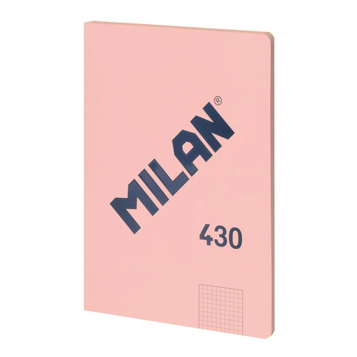 Cahier Milan 1918 Rose A4 à carreaux Cahier Milan 1918 Rose A4 à carreaux
