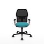 PIQUERAS Y CRESPO Chaise Alfera Synchro Turquoise et Noir