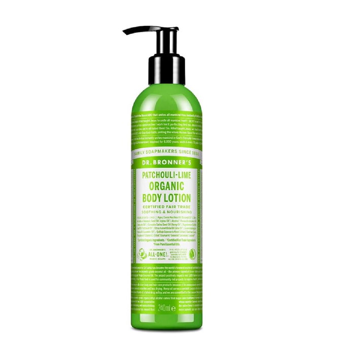 Dr Bronner's Lotion corporelle Patchouli Lime 240 ml Dr Bronner's Lotion corporelle Patchouli Lime 240 ml