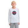 T-shirt à Manches Longues Enfant Jack & Jones Jjurban Ls Crew Neck Blanc 8-9 Ans