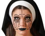 Atosa Bijoux Faciaux Adhésifs de Nonne Diabolique avec Larmes Noires