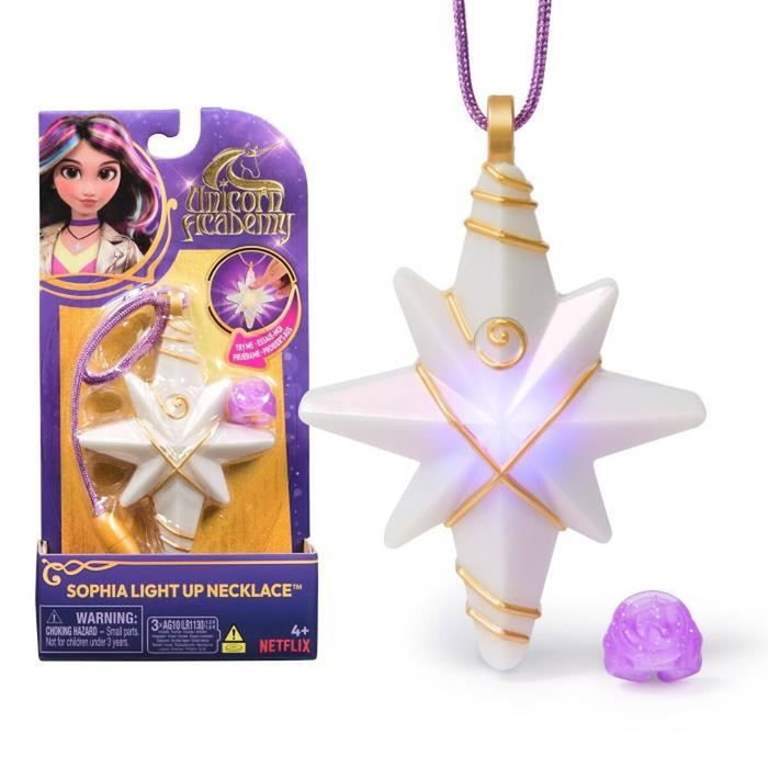 Spin Master Collier à fonctions et bague de Sophia - L'École des Licornes