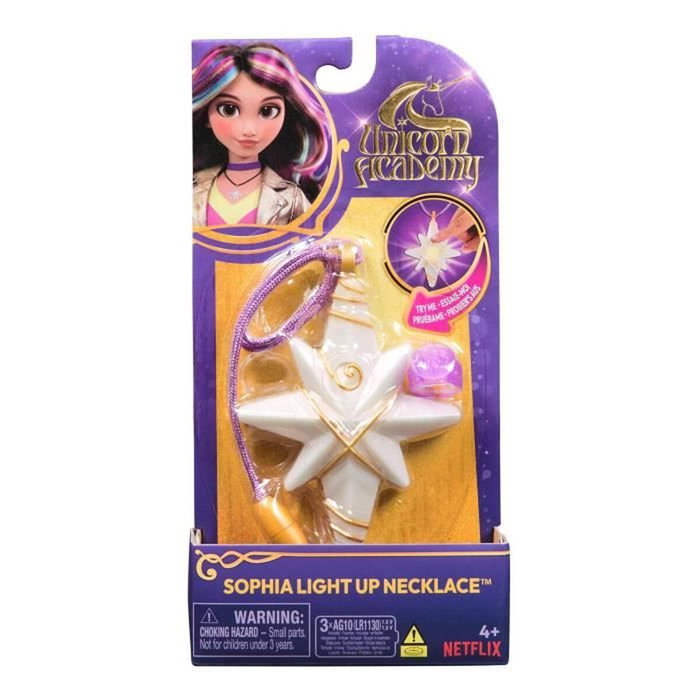 Spin Master Collier à fonctions et bague de Sophia - L'École des Licornes