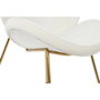 Chaise DKD Home Decor Blanc Doré 63 x 57 x 73 cm