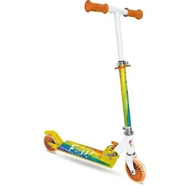 Mondo Trottinette 2 Roues Pliable Rainbow Arc-en-Ciel - Roues PVC 12cm, Guidon Réglable, Poids Max 50kg - Pour Enfants dès 5 Ans