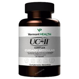 Vermont Health Uc Ii Complex 30 gélules – Complément articulaire au collagène type II, glucosamine, chondroïtine et vitamines