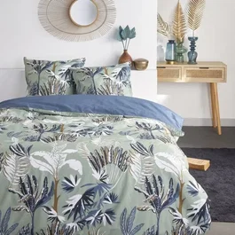 Today Parure de lit 2 personnes Sunshine 15.1 220 x 240 cm - 100% Coton imprimé - Housse de couette et 2 taies d'oreiller - Douceur exceptionnelle