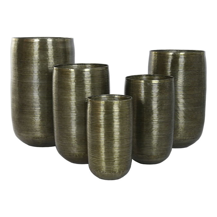 Cache-pot Home ESPRIT Cuivre Aluminium Moderne 50 x 50 x 89 cm 51,5 x 51,5 x 91 cm (5 Unités) Cache-pot Home ESPRIT Cuivre Aluminium Moderne 50 x 50 x 89 cm 51,5 x 51,5 x 91 cm (5 Unités)