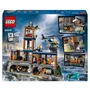 Lego 60419 City La Prison de la Police en Haute Mer - Set de Construction avec Hélicoptère, Bateau, 7 Minifigurines et Figurine de Chien