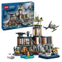 Lego 60419 City La Prison de la Police en Haute Mer - Set de Construction avec Hélicoptère, Bateau, 7 Minifigurines et Figurine de Chien