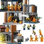 Lego 60419 City La Prison de la Police en Haute Mer - Set de Construction avec Hélicoptère, Bateau, 7 Minifigurines et Figurine de Chien