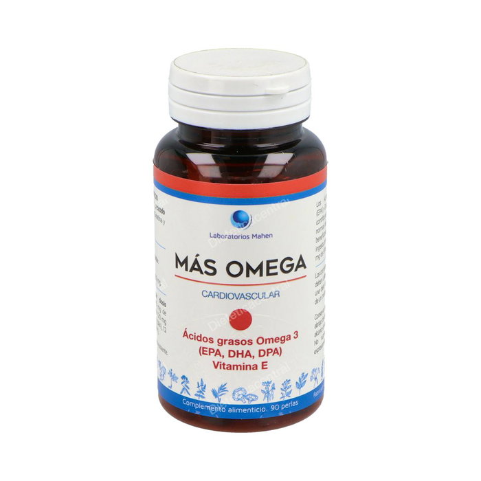 MAHEN Más Omega Punto Rojo 90 perlas MAHEN Más Omega Punto Rojo 90 perlas