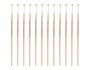 Innspiro Boîte de 12 pinceaux plats à manche long n°04