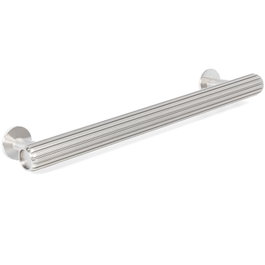 VIEFE Tirador Rille T, Effet inox, 160 mm