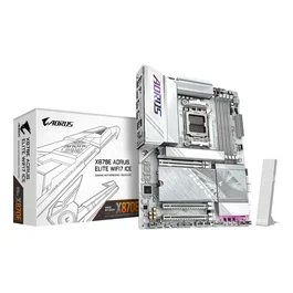 Gigabyte Carte mère Gaming X870E A ELITE WF7 ICE, ATX, Chipset AMD X870E, DDR5, PCIe 5.0, WiFi 7