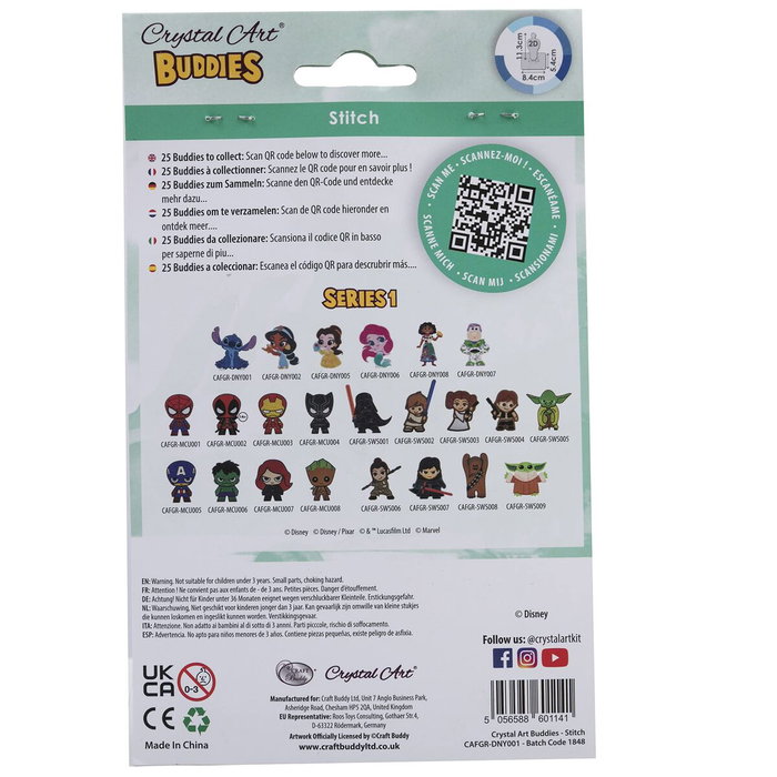 Crayola Kit Créatif Cristaux Brillants Stitch - Crystal Art Buddy Crayola Kit Créatif Cristaux Brillants Stitch - Crystal Art Buddy