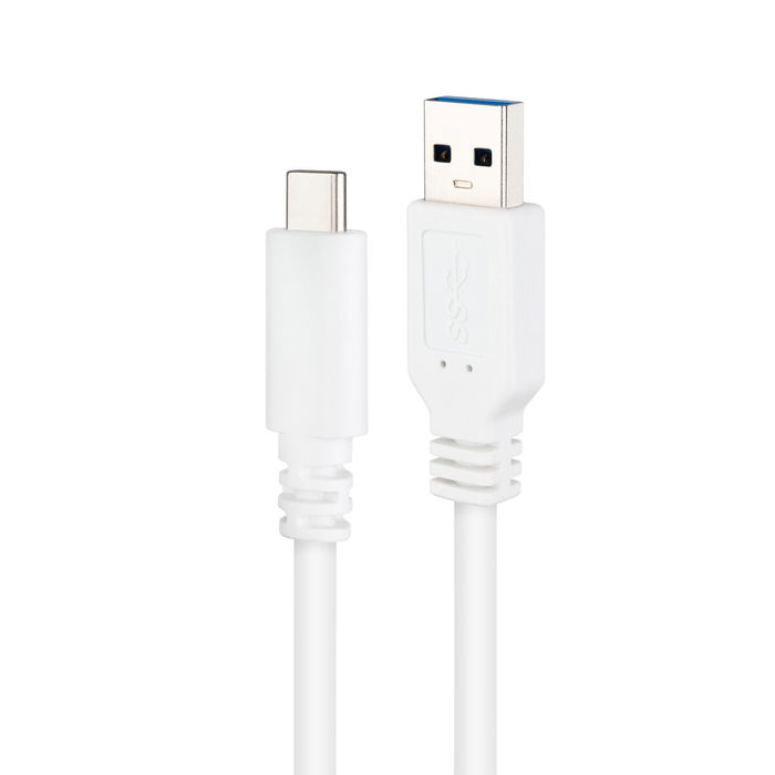 Câble USB-C NANOCABLE 10.01.4001-L150-W Blanc 1,5 m