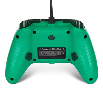 PowerA 1518814-02 Manette améliorée avec câble USB 3m pour Xbox Series X/S, Xbox One et Windows - Vert