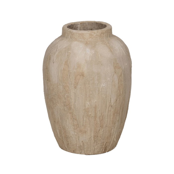 BigBuy Home Vase Beige Céramique 42,5 x 42,5 x 58 cm BigBuy Home Vase Beige Céramique 42,5 x 42,5 x 58 cm