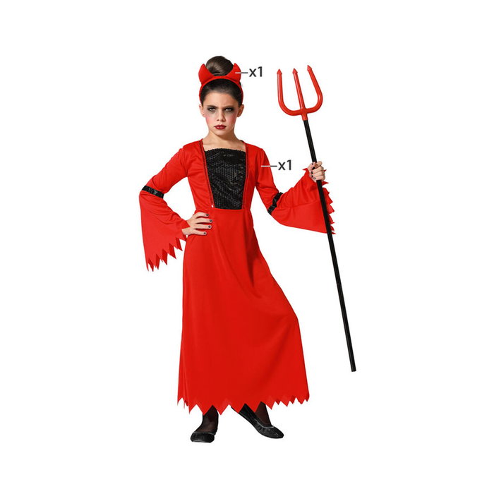 Th3 Party Déguisement Démon Rouge pour Enfant (2 Pièces)