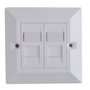 Lanview Plaque murale CAT6 Double Gang Type UK 86*86mm