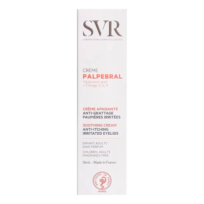 SVR LABORATOIRE DERMATOLOGIQUE Crème Apaisante Palpebral pour Paupières Irritées 15 ml SVR LABORATOIRE DERMATOLOGIQUE Crème Apaisante Palpebral pour Paupières Irritées 15 ml
