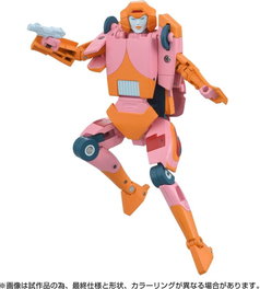 Hasbro Transformers Takara Tomy Missing Link C-07 Arcee Figurine de Collection Robot-Voiture