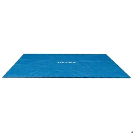 Intex Bâche à Bulles Rectangulaire pour Piscine 5.49 x 2.74 m Bleu - Couverture Solaire en Polyéthylène 160 Microns