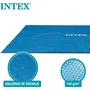 Intex Bâche à Bulles Rectangulaire pour Piscine 5.49 x 2.74 m Bleu - Couverture Solaire en Polyéthylène 160 Microns
