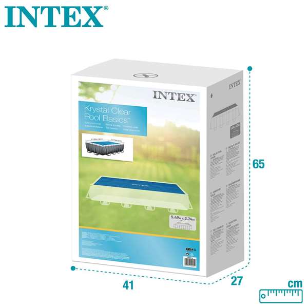 Intex - Couverture solaire pour piscine Frame rectangulaire, 400 x 200 cm - PVC Intex - Couverture solaire pour piscine Frame rectangulaire, 400 x 200 cm - PVC