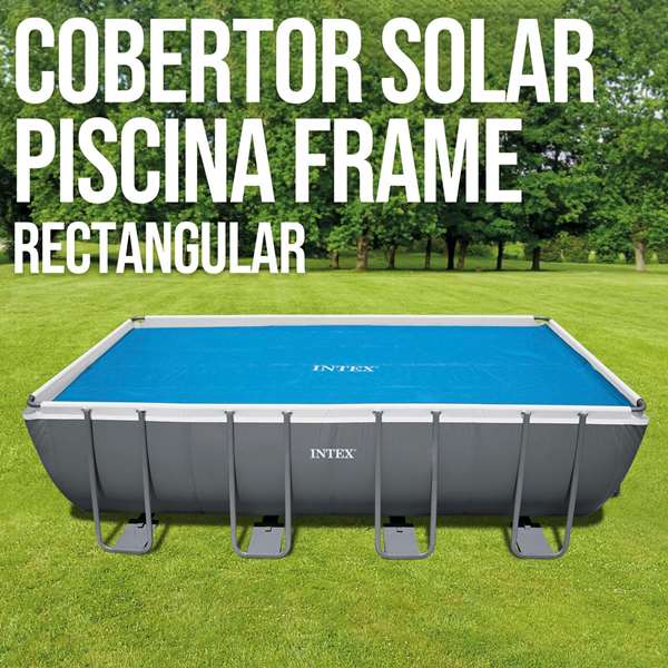 Intex - Couverture solaire pour piscine Frame rectangulaire, 400 x 200 cm - PVC Intex - Couverture solaire pour piscine Frame rectangulaire, 400 x 200 cm - PVC
