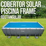Intex - Couverture solaire pour piscine Frame rectangulaire, 400 x 200 cm - PVC