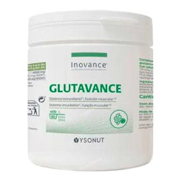 INOVANCE Glutavance Stevia 400Gr - Complément Alimentaire Glutamine, Zinc, Vitamine D