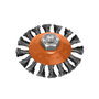 WOLFPACK LINEA PROFESIONAL Cepillo Oblique en Acier Tressé 100x10 mm M14