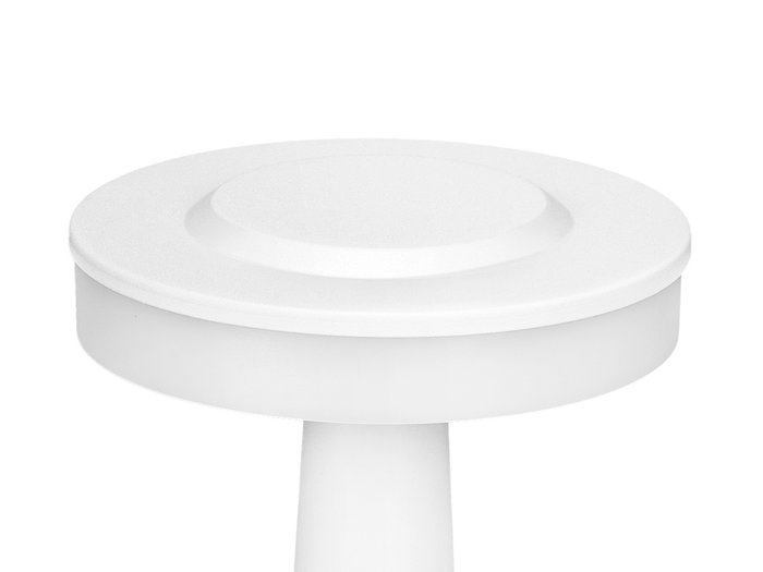Giftdecor Lampe de Bureau Space Touch Blanc Métal et Plastique 12x20x9 cm avec Batterie et USB-C (Set de 8)
