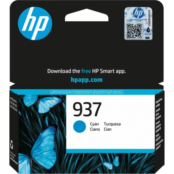 HP 937 Cartouche d'encre originale Cyan HP 937 Cartouche d'encre originale Cyan