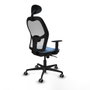 Chaise de Bureau avec Appui-tête Jorquera Piqueras y Crespo 1D036G1 Bleu ciel