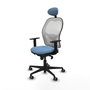 Chaise de Bureau avec Appui-tête Jorquera Piqueras y Crespo 1D036G1 Bleu ciel
