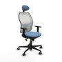 Chaise de Bureau avec Appui-tête Jorquera Piqueras y Crespo 1D036G1 Bleu ciel