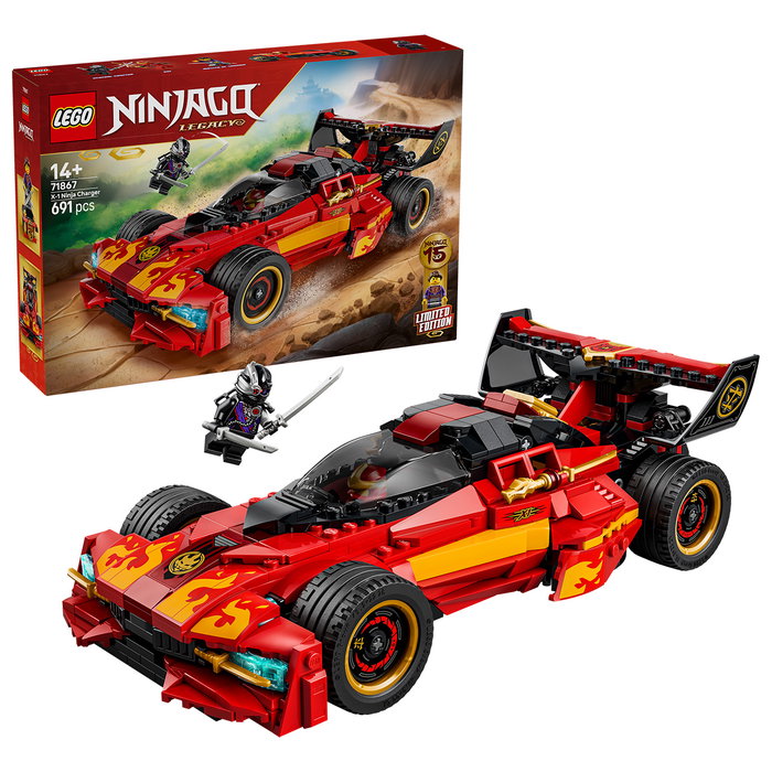 LEGO NINJAGO Le Chargeur Ninja X-1 2-en-1 - 15ème Anniversaire 71867 LEGO NINJAGO Le Chargeur Ninja X-1 2-en-1 - 15ème Anniversaire 71867
