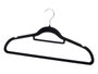 KIPIT Lot de 24 perchas en velours noir