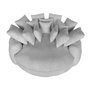 Home ESPRIT Canapé Scandi Gris clair