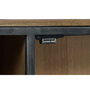 Meubles de télévision Home ESPRIT Naturel Gris foncé Bois Métal 137 x 40 x 55 cm