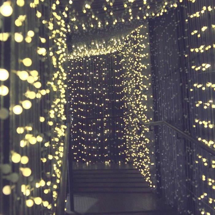 Lumi Jardin Guirlande lumineuse solaire Billy 60 LED Blanc chaud