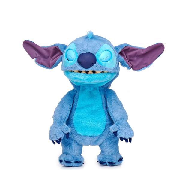 Disney Peluche Stitch FX 30 cm - Peluche interactive avec sons et réactions - Article de collection adorable