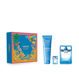 Versace Eau Fraîche Extreme Coffret Cadeau - Eau de Parfum 100 ml + Gel Douche 150 ml + Mini Parfum 5 ml - Parfum Frais et Aquatique pour Homme