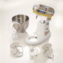 Ariete 1588 POSITANO Robot de cuisine compact avec bol inox, 10 vitesses et fonction pulse pour mélanger et pétrir - Accessoires inclus
