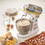 Ariete 1588 POSITANO Robot de cuisine compact avec bol inox, 10 vitesses et fonction pulse pour mélanger et pétrir - Accessoires inclus